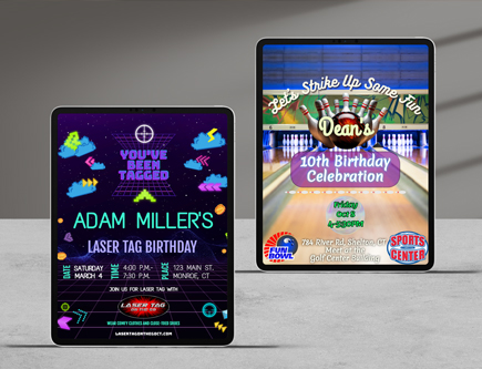 Custom Branded Invitations
