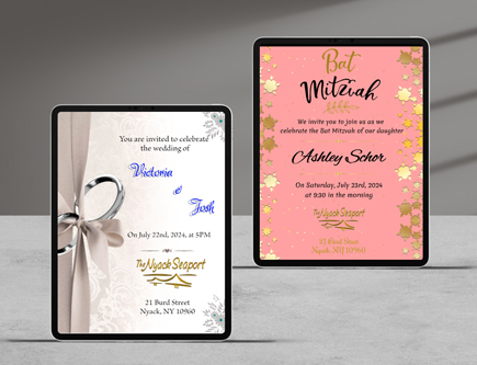 Custom Branded Invitations
