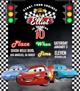 Cars Birthday - Start Your Engines!