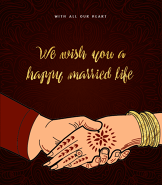 Indian Wedding Greeting Card