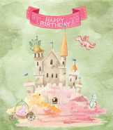 A Fairytale Watercolor Birthday