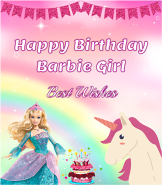 Happy Birthday Barbie girl