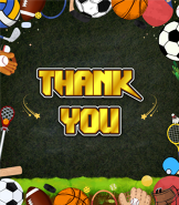 Long Island Sports complex Thank you card