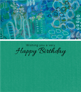 Modern Abstract Birthday 4