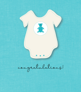 Teddy Onesie Blue