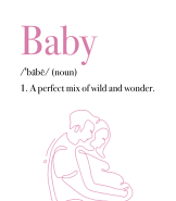 Baby Definition Greeting Card