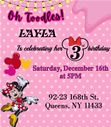 Minnie mouse birthday