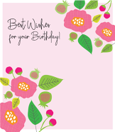 Floral Birthday