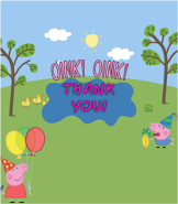 Peppa Pig Thank You