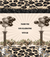 Cheetah Birthday Thank You