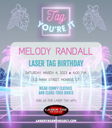 Laser Tag on the Go - Tag, You're It! Tropical Neon