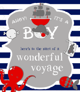 Ahoy! It's a Boy! Baby Shower Greeting Card