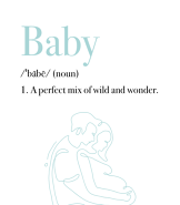 Baby Definition Greeting Card