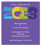 Funky Grad Invite