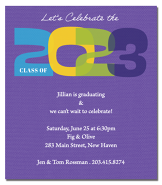 Funky Grad Invite