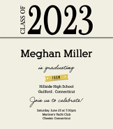 Simplicity Grad Invite
