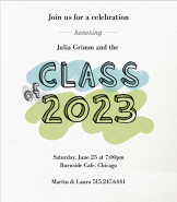 Hand Drawn Grad Invite