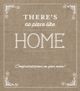 No Place like Home Greeting