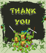 Ninja turtle thank you