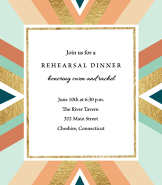 Deco Rehearsal Dinner Invitation