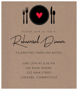 Place Setting Invitation