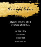 Night Before Invitation