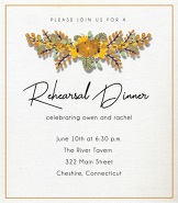 Floral Swag Invitation