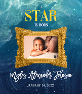 A Star is Born | Birth Announcement