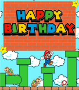 Super Mario Greeting card
