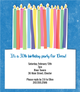 Cake & Candles Invitation