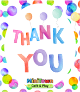 MiniTown Polka Dot Thank You
