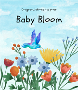 Baby Bloom Congratulations