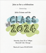 Hand Drawn Grad Invite