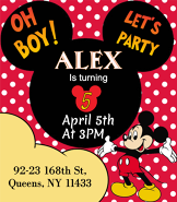 Mickey mouse birthday