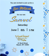 Nyack Seaport - Bar Mitzvah Blue