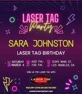 Laser Tag Birthday Party