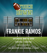 Touch Down! Football Invite