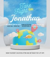 Take Flight! Birthday Invite!