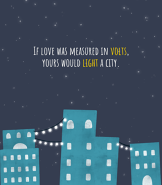 Love Volts Anniversary Greeting
