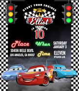 Cars Birthday - Start Your Engines!