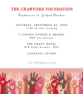 Heart in Hand Fundraiser Invitation