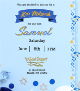 Nyack Seaport - Bar Mitzvah Blue