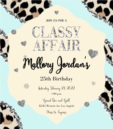 Classy Affair Birthday Invitation