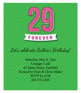 29 Forever Invitation