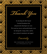 Art Deco Gala Thank You