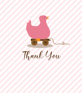 Pink Duck Thank You