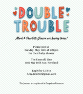 Double Trouble Invitation