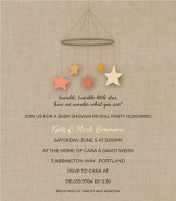 Little Star Mobile Invitation