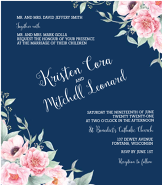 Navy Blush Floral