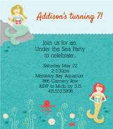 Mermaid Invitation